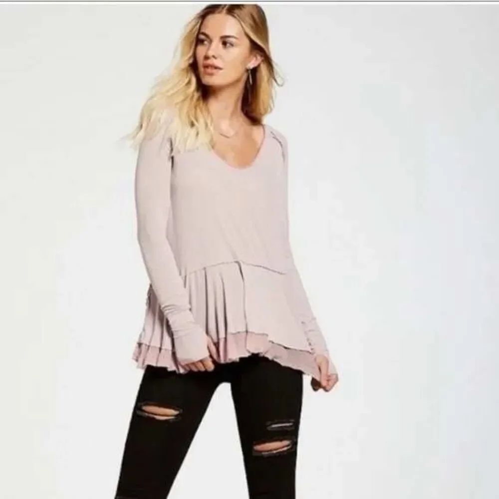 Free People Tangerine Tee